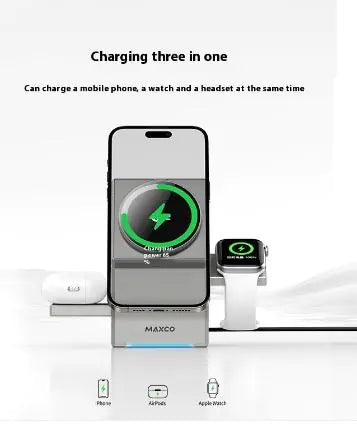 Qi2 3in1 Rotating Wireless Charger