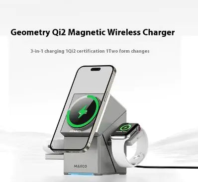 Qi2 3in1 Rotating Wireless Charger